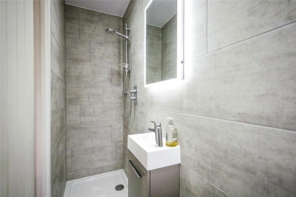 Robins Nest, Broad Oak: en suite shower room, by Bramall Homes