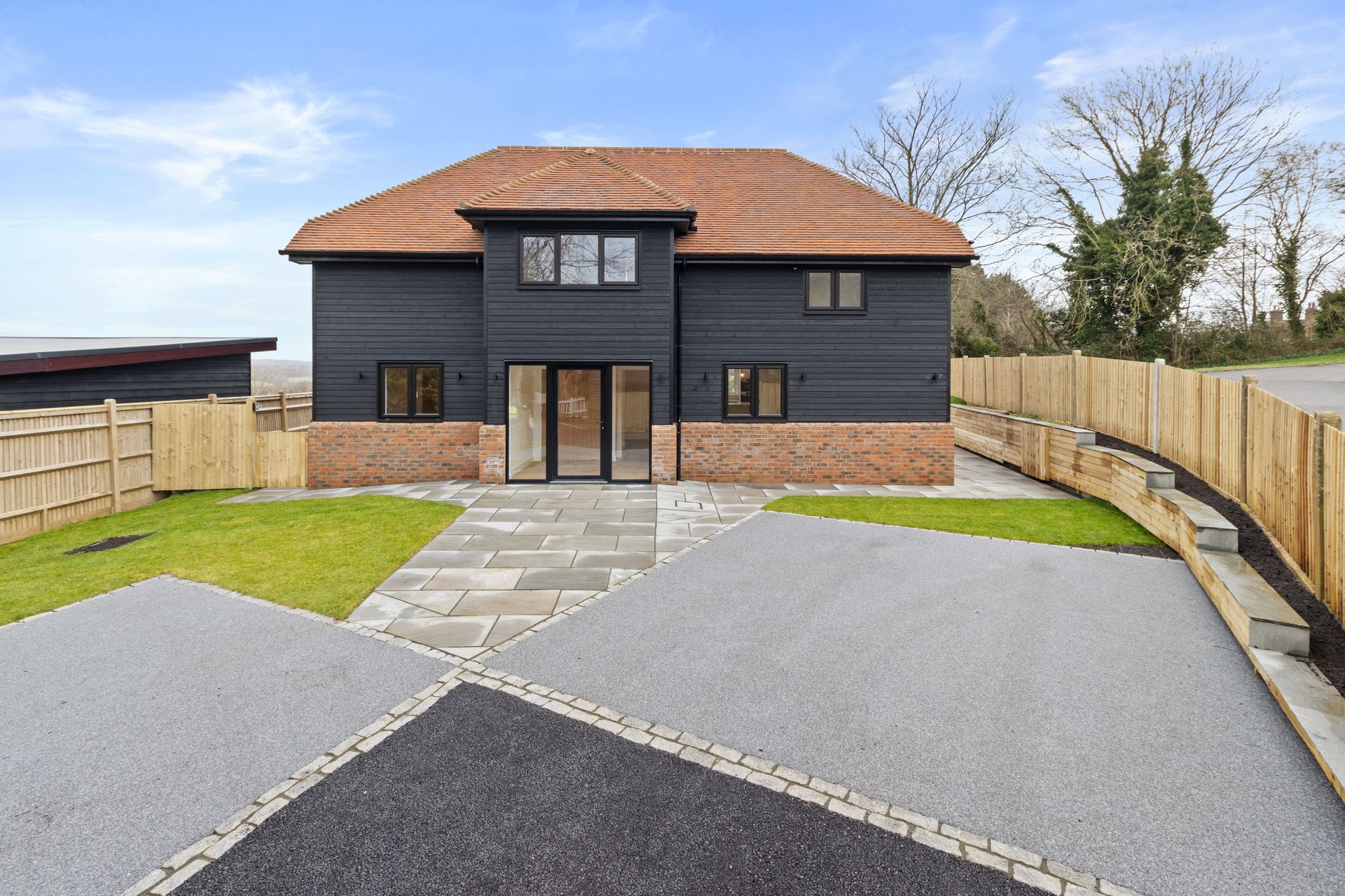 Bramley Barn, Burwash: exterior, built by Bramall Homes