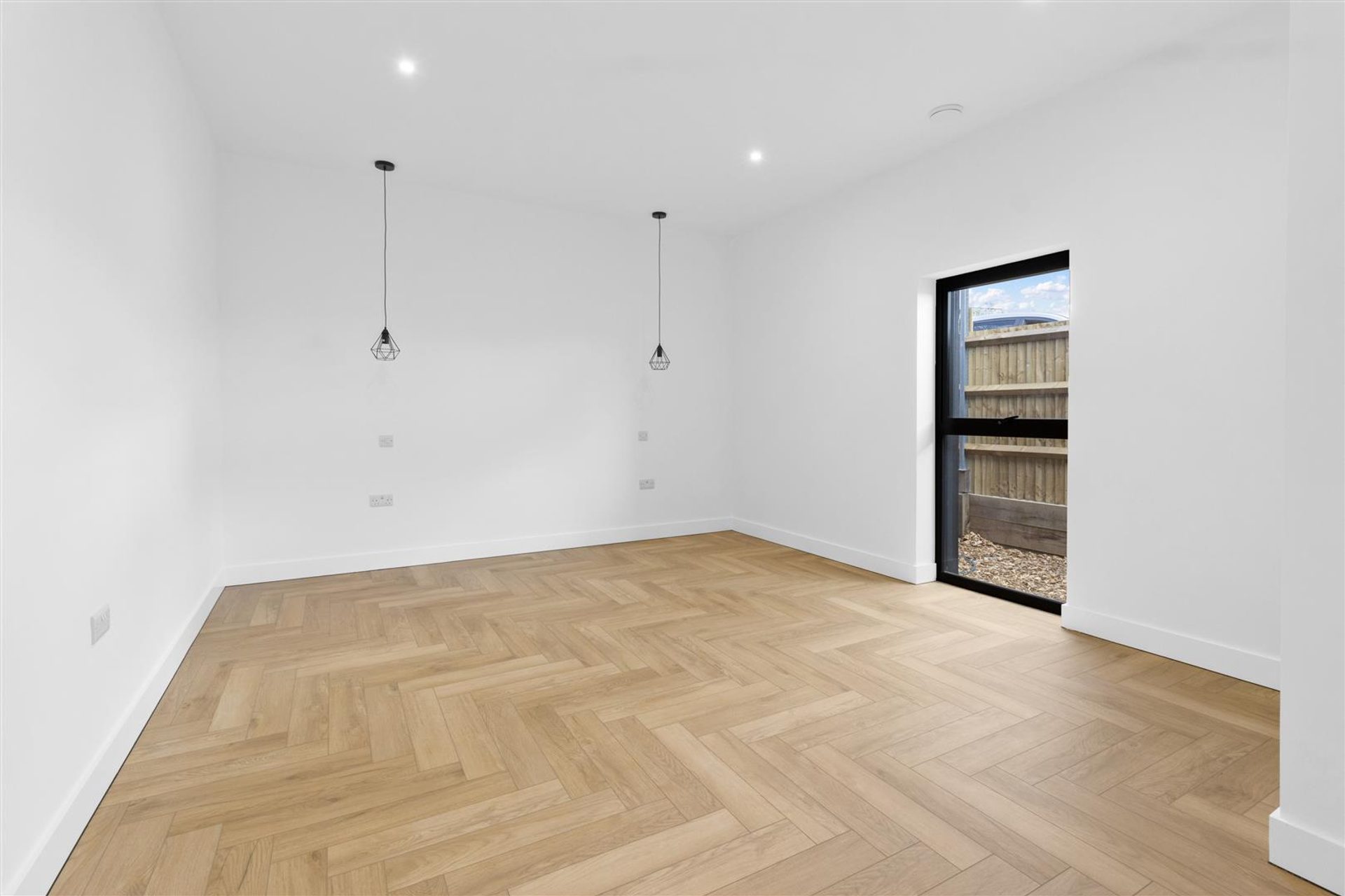 Bridlewood Barn, Horam: bedroom with pendant lighting, by Bramall Homes